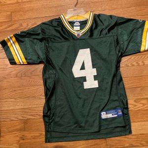 Vintage Brett Farve jersey 4, used large 14/16 Reebok nfl equipment